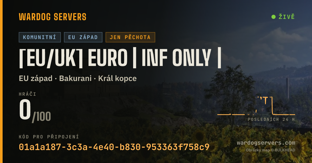 Živý stavový banner serveru [EU/UK] EURO | INF ONLY |