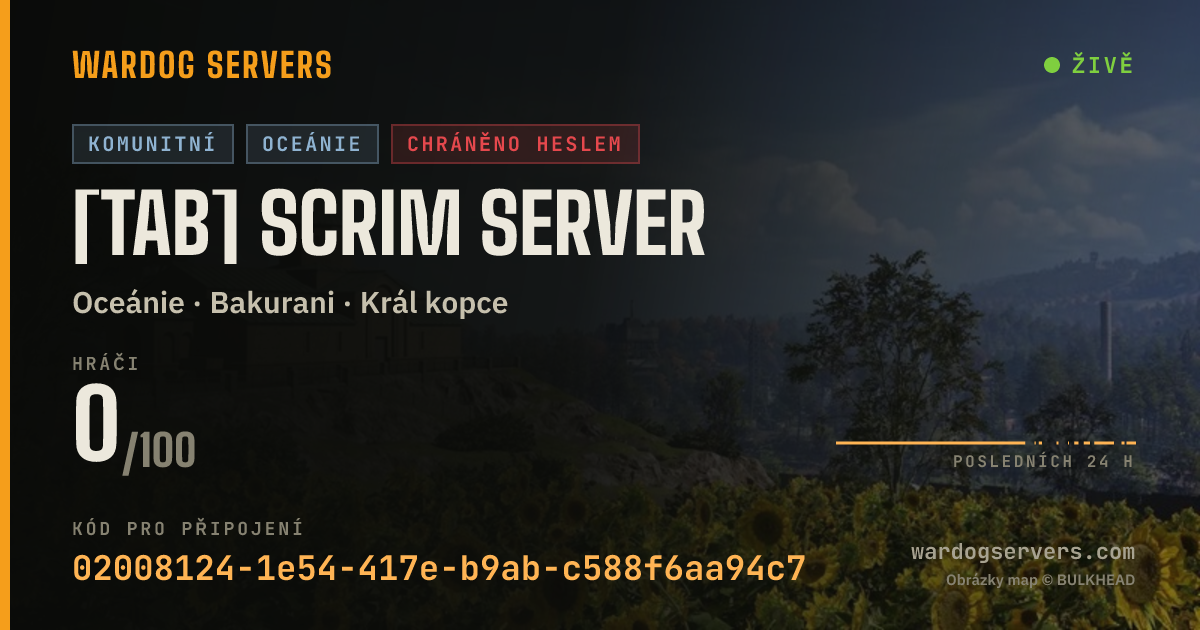 Živý stavový banner serveru [TAB] Scrim Server