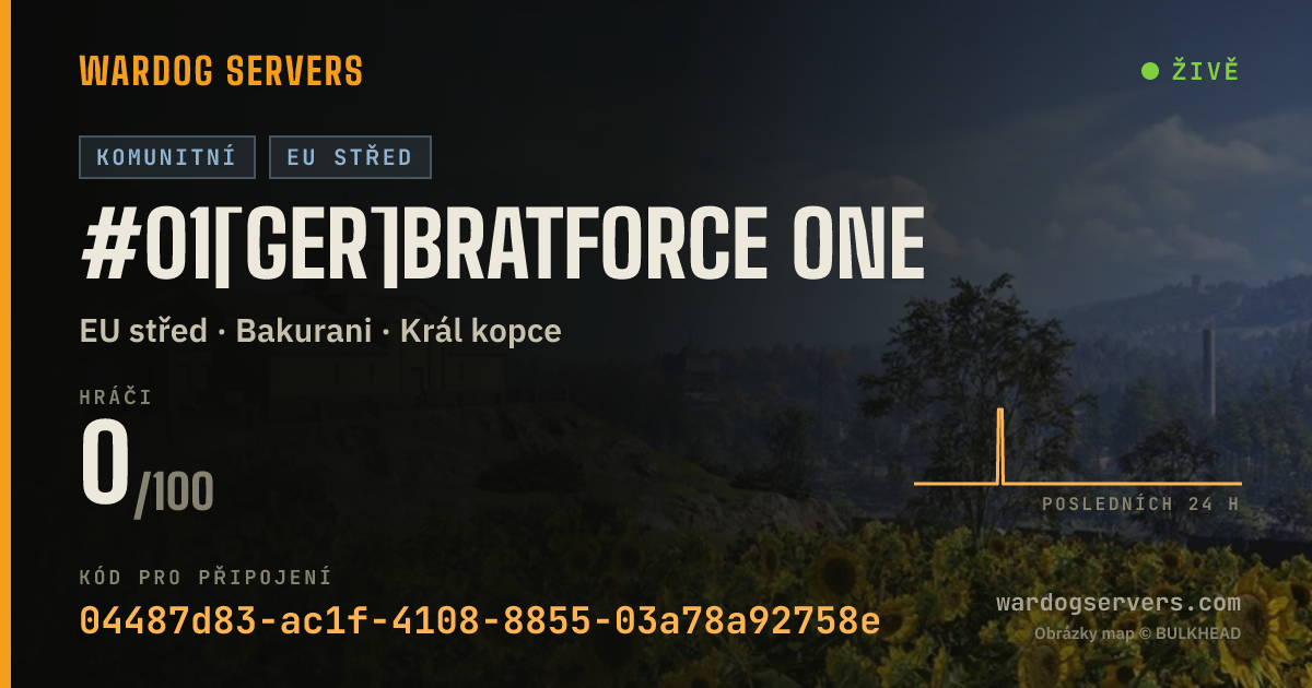 Živý stavový banner serveru #01[GER]Bratforce ONE