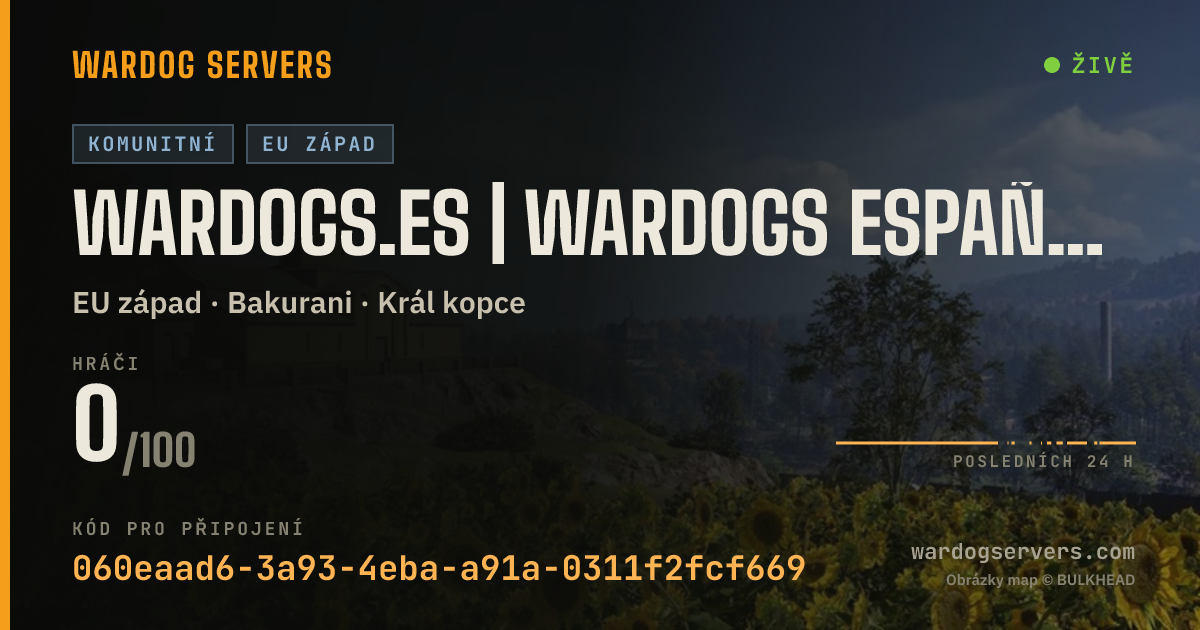 Živý stavový banner serveru WARDOGS.ES | WARDOGS ESPAÑOL | WARDOGS ESPAÑA #2