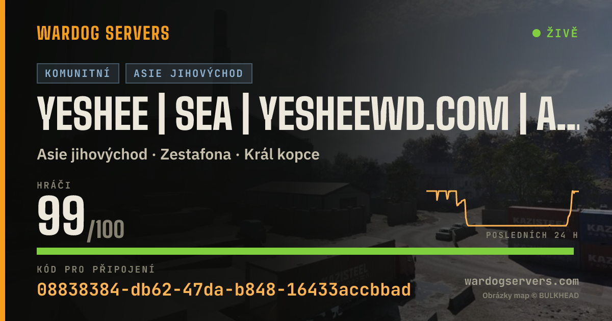 Živý stavový banner serveru YesHee | SEA | yesheewd.com | ACTIVE ADMIN