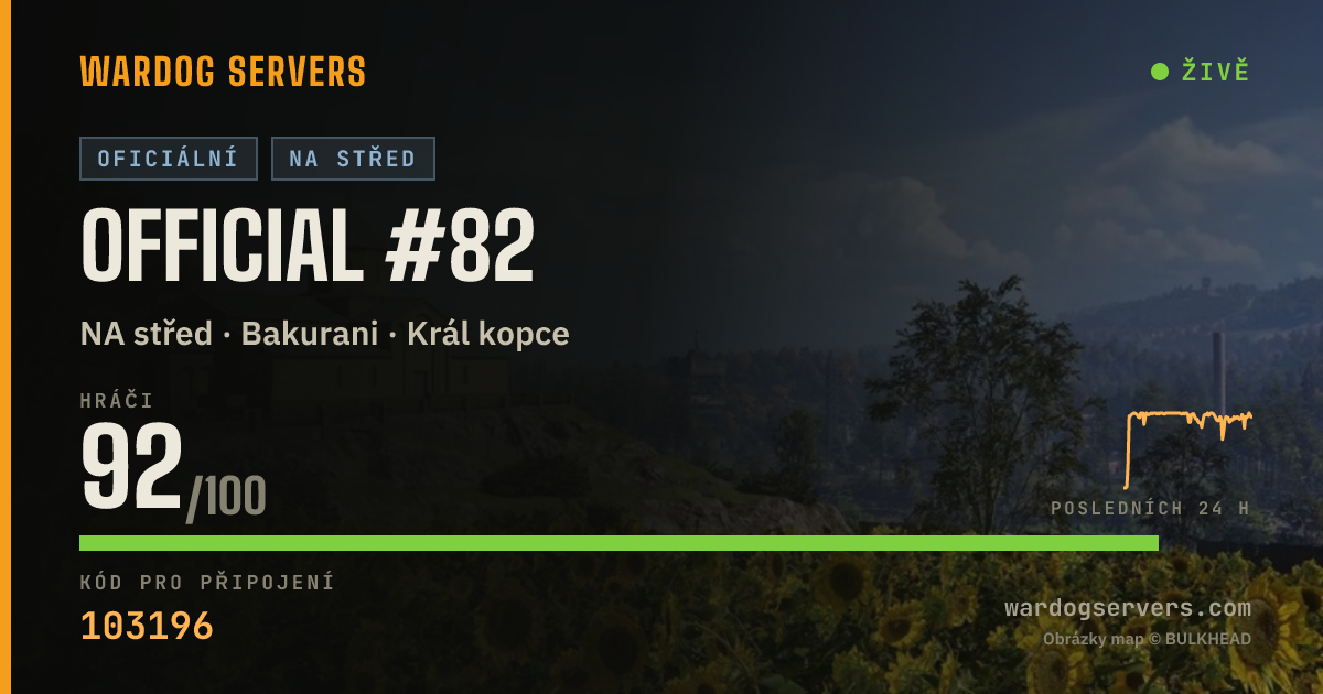 Živý stavový banner serveru Official #82
