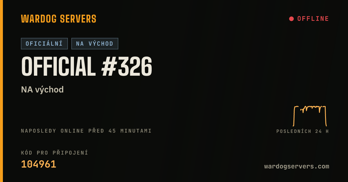Živý stavový banner serveru Official #326
