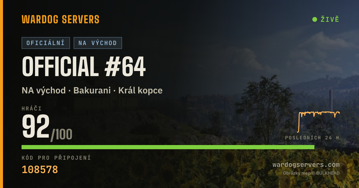 Živý stavový banner serveru Official #64