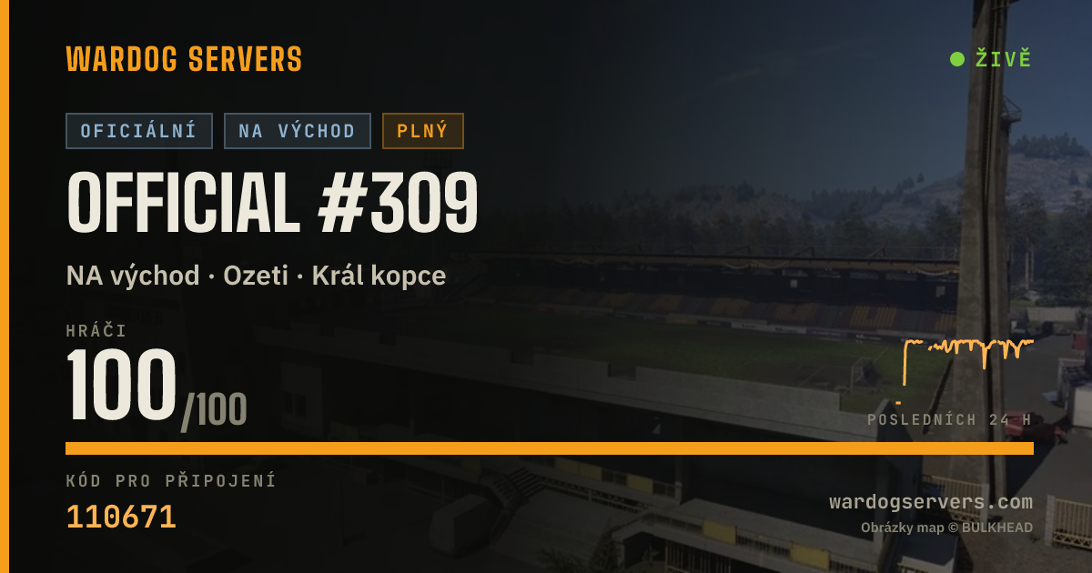 Živý stavový banner serveru Official #309