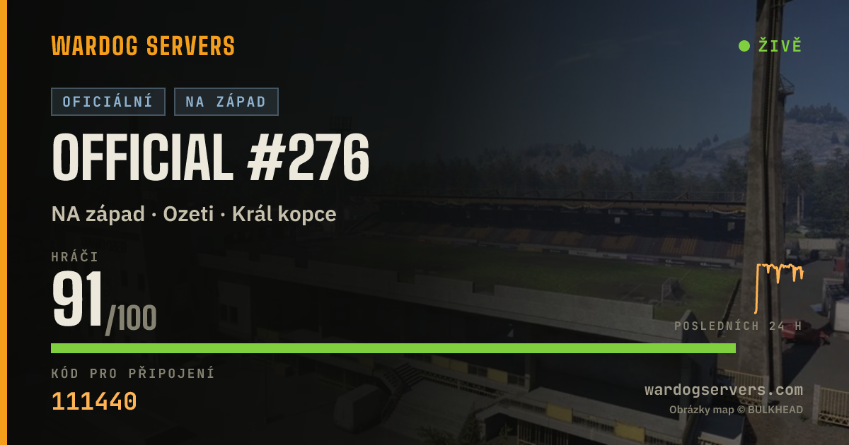 Živý stavový banner serveru Official #276