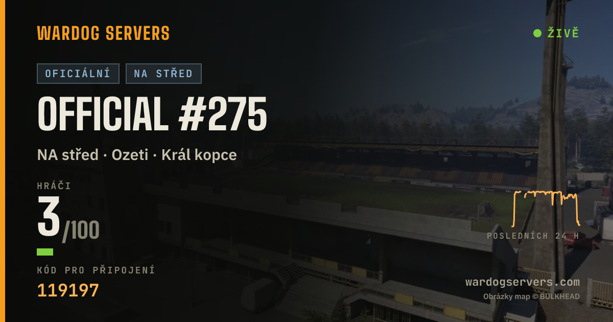 Živý stavový banner serveru Official #275