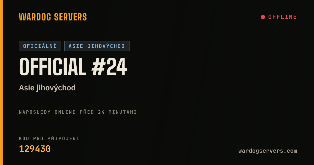Živý stavový banner serveru Official #24