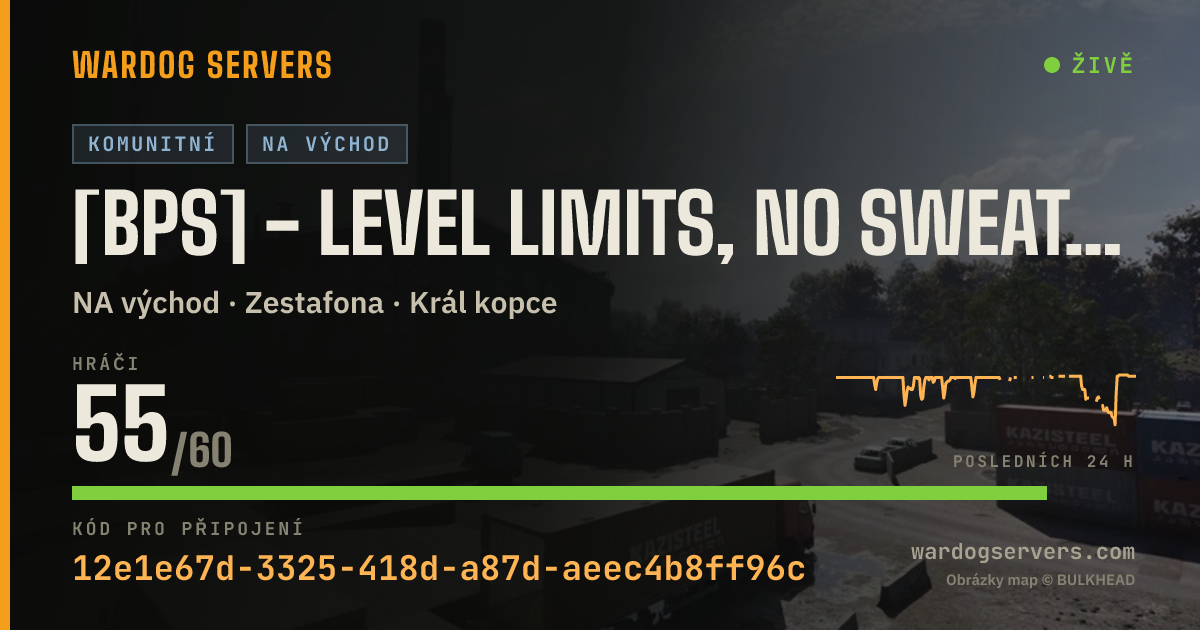 Živý stavový banner serveru [BPS] - Level limits, NO SWEATS OR HACKERS!