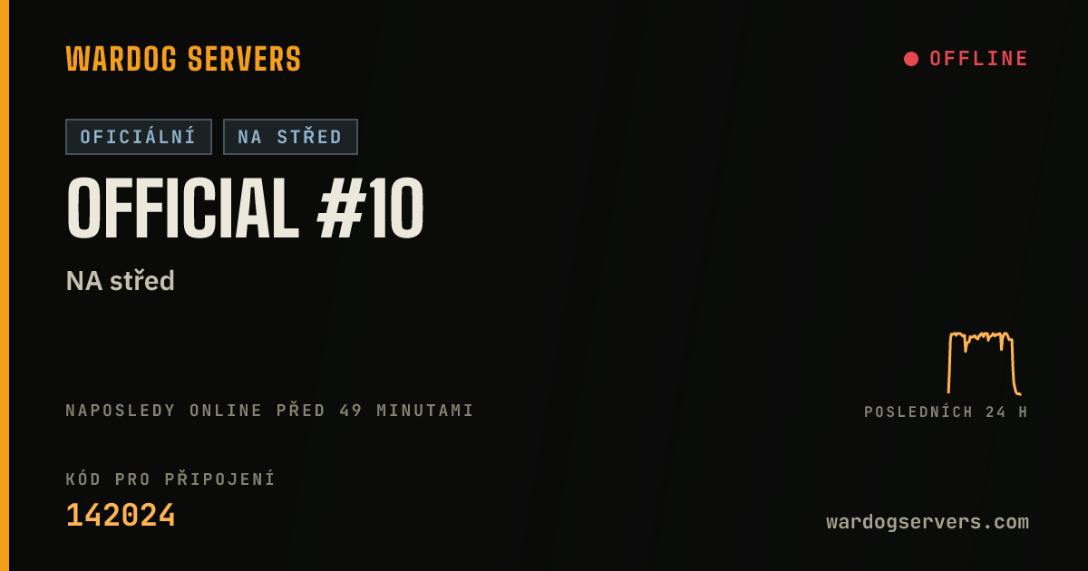 Živý stavový banner serveru Official #10