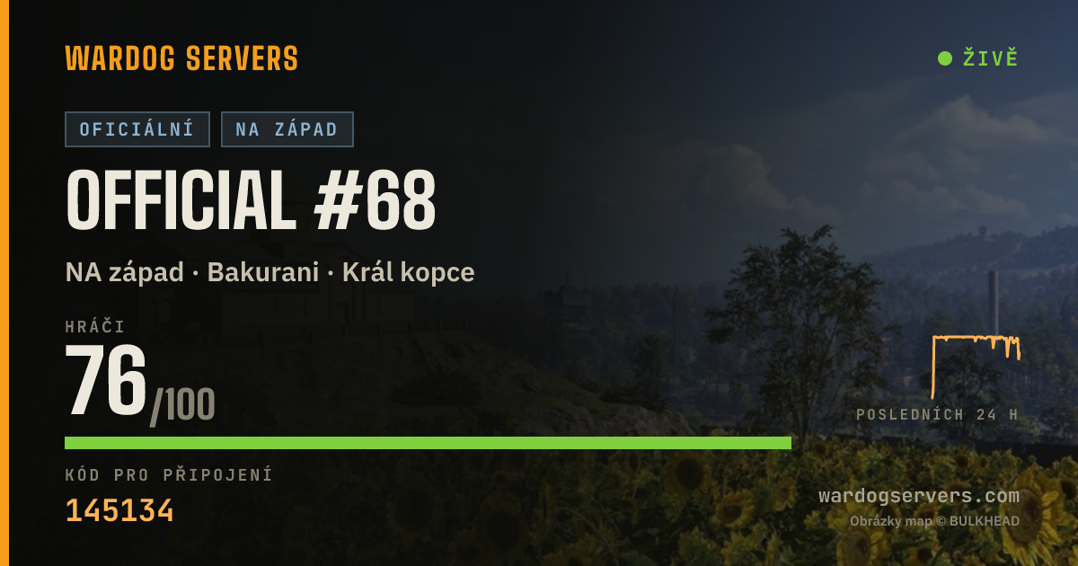 Živý stavový banner serveru Official #68