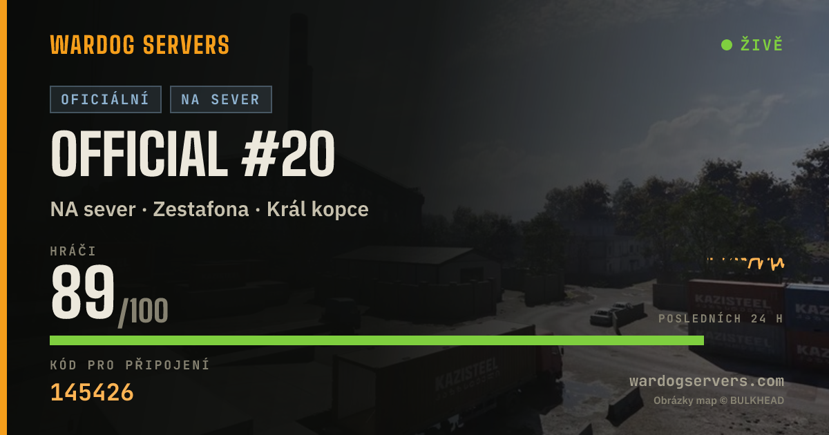 Živý stavový banner serveru Official #20