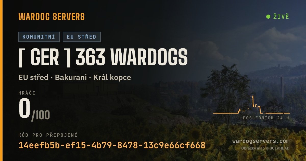 Živý stavový banner serveru [ GER ] 363 WARDOGS