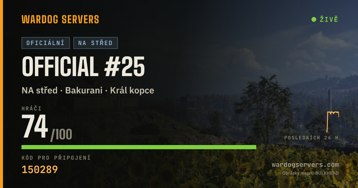 Živý stavový banner serveru Official #25