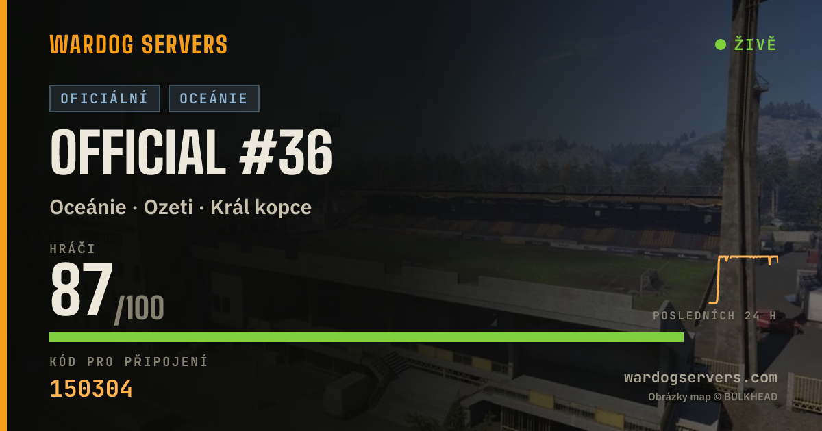 Živý stavový banner serveru Official #36