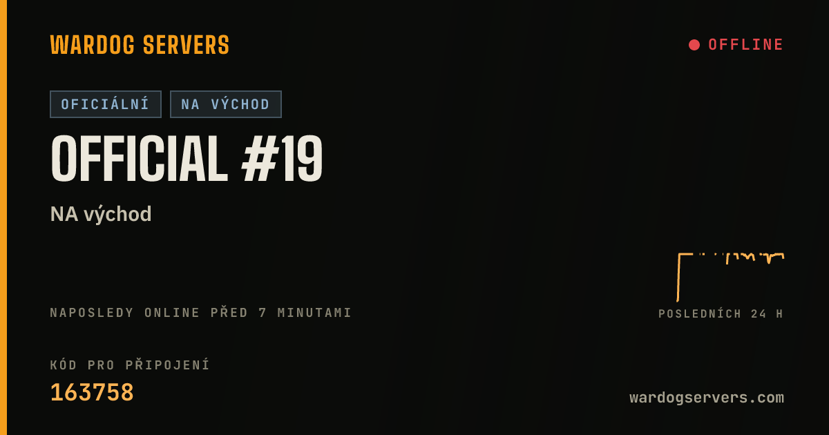 Živý stavový banner serveru Official #19
