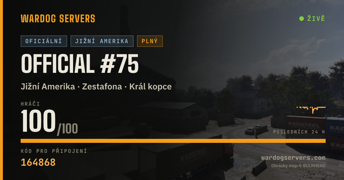 Živý stavový banner serveru Official #75