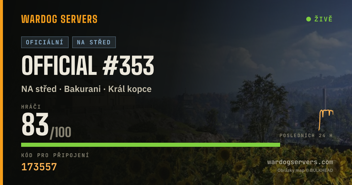 Živý stavový banner serveru Official #353