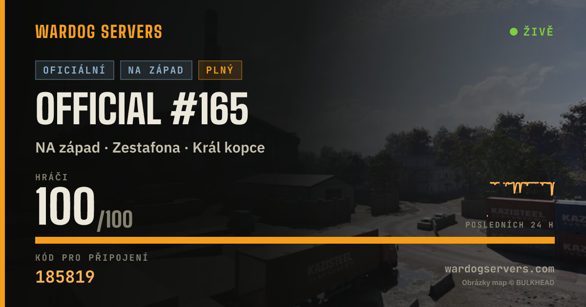 Živý stavový banner serveru Official #165