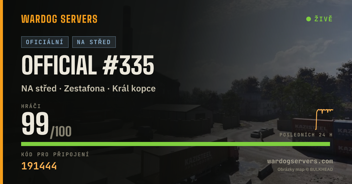Živý stavový banner serveru Official #335