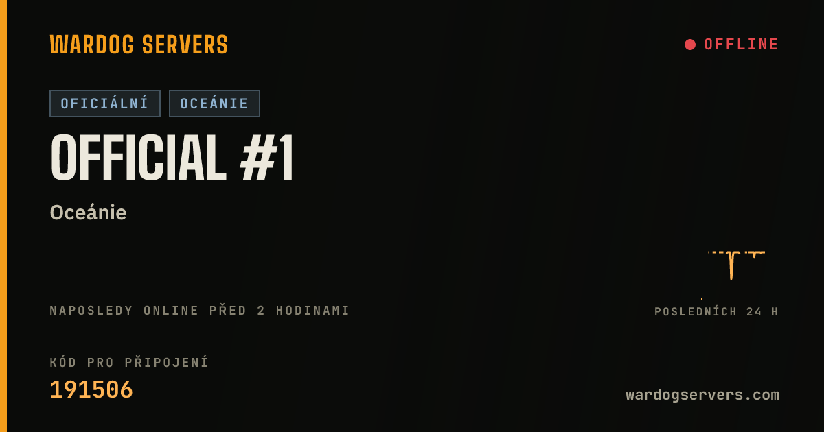 Živý stavový banner serveru Official #1