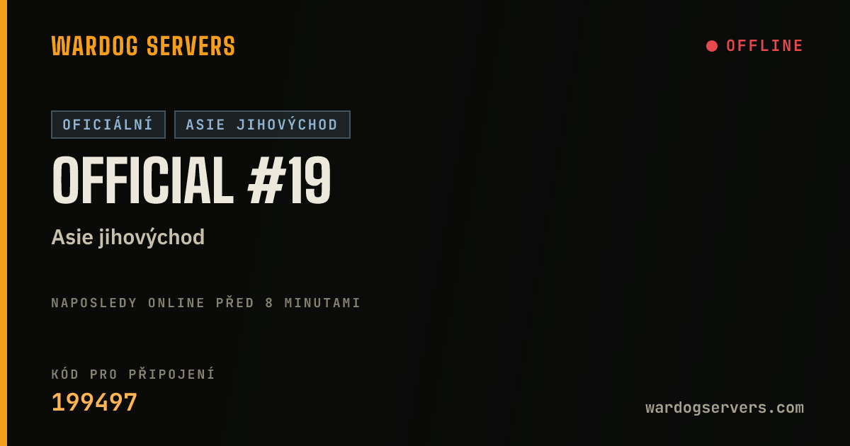 Živý stavový banner serveru Official #19