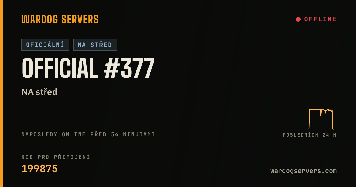 Živý stavový banner serveru Official #377