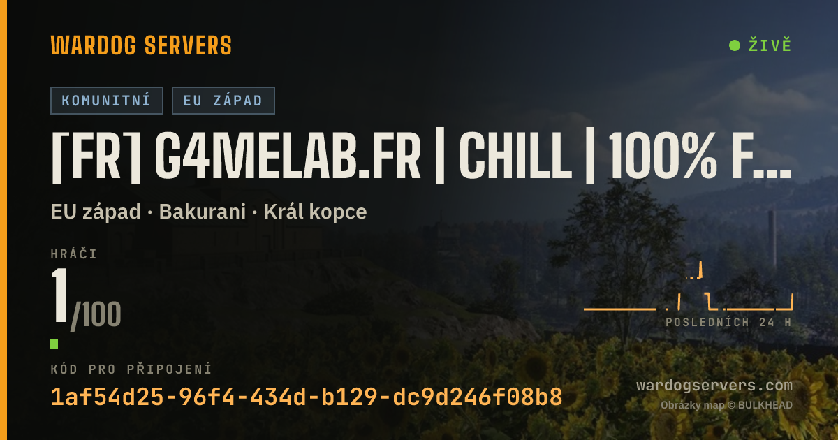 Živý stavový banner serveru [FR] G4melab.fr | Chill | 100% FR | discord.gg/waYmJgtCsV