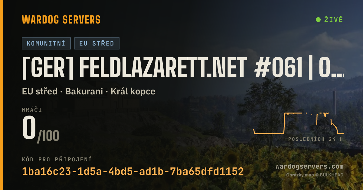 Živý stavový banner serveru [GER] Feldlazarett.net #061 | Only-Newbies | 42-48-20