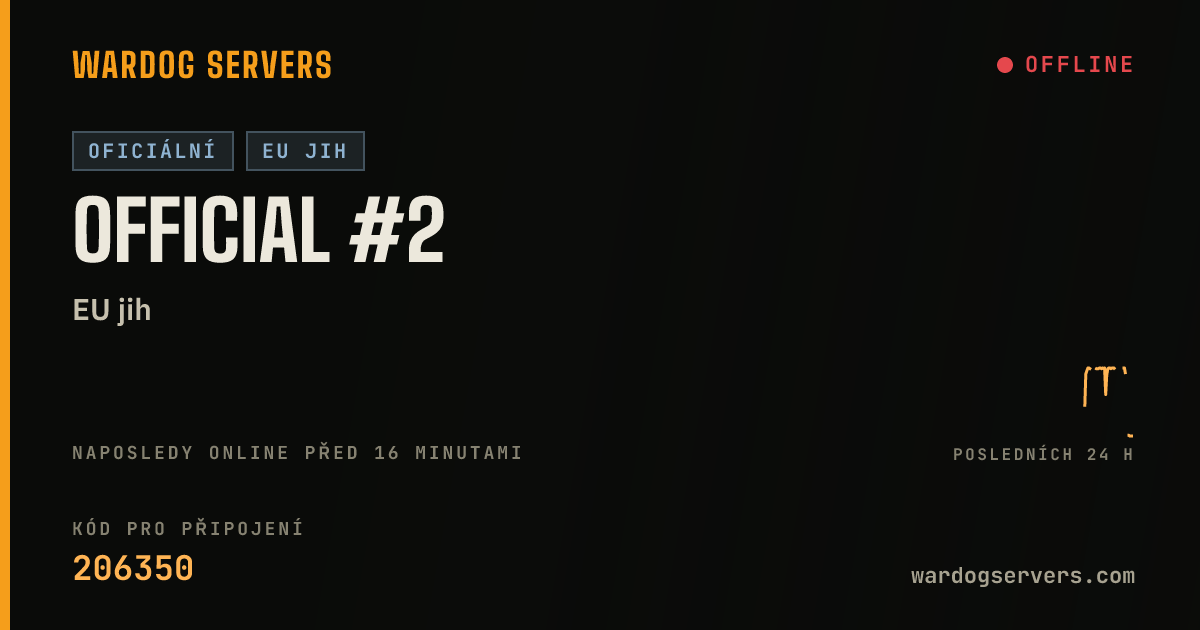 Živý stavový banner serveru Official #2