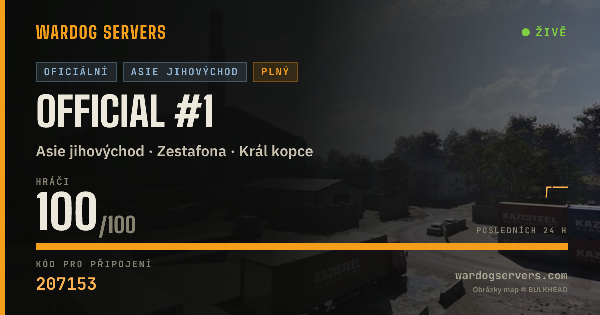 Živý stavový banner serveru Official #1