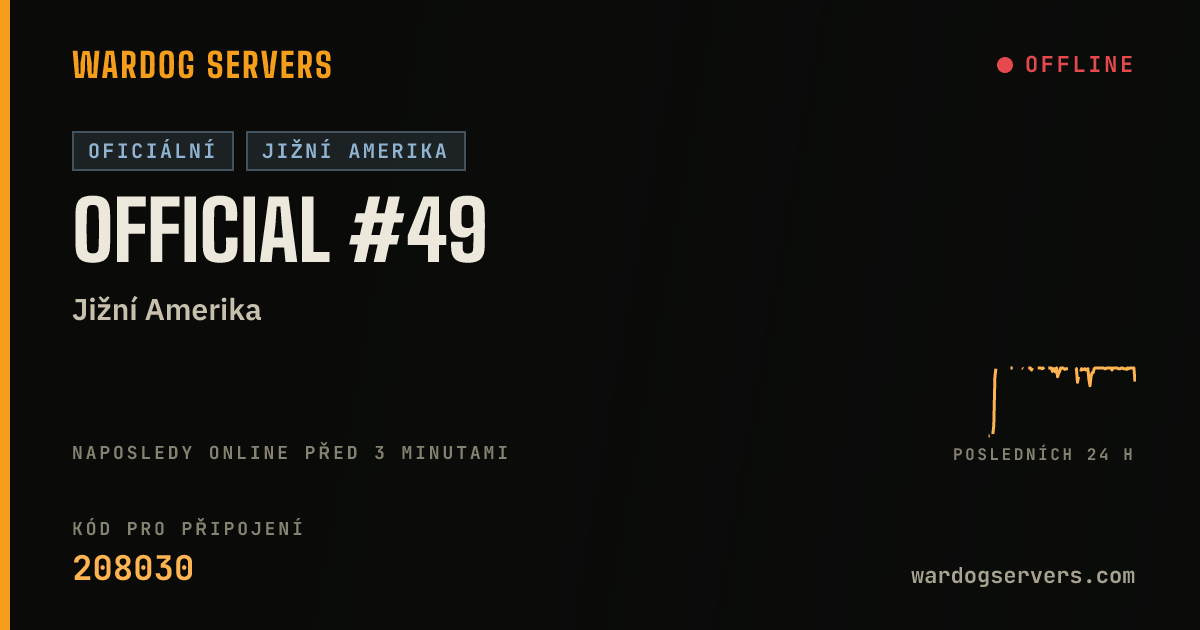 Živý stavový banner serveru Official #49