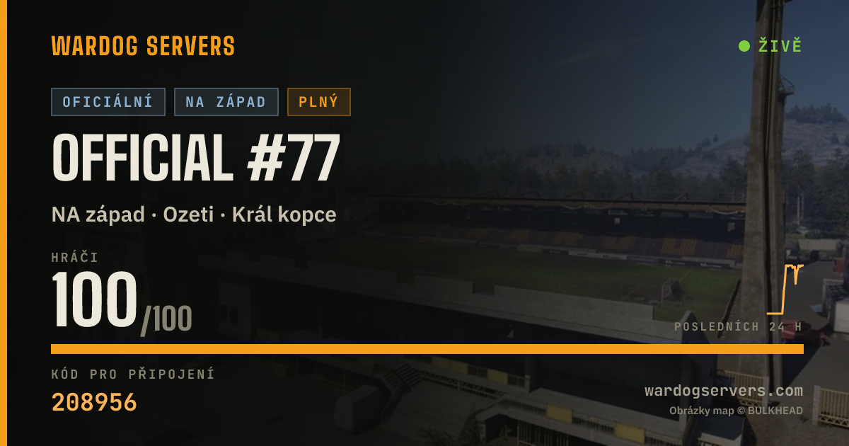 Živý stavový banner serveru Official #77