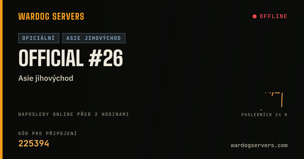Živý stavový banner serveru Official #26