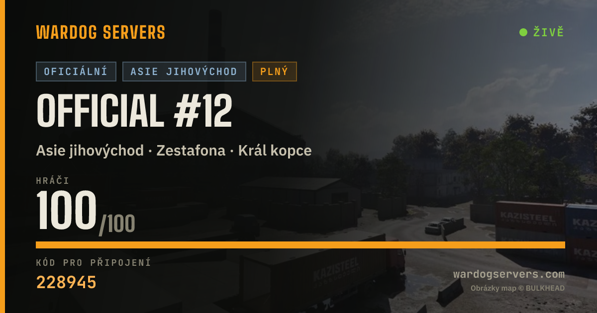 Živý stavový banner serveru Official #12