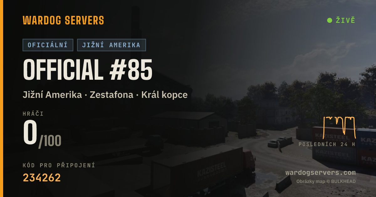Živý stavový banner serveru Official #85
