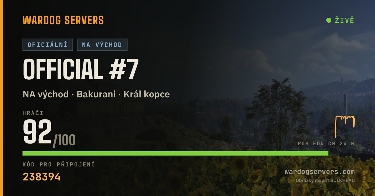 Živý stavový banner serveru Official #7