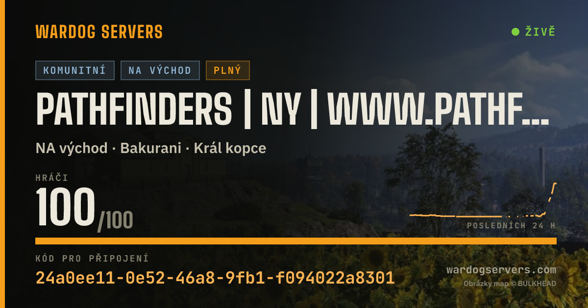 Živý stavový banner serveru Pathfinders | NY | www.pathfindershq.org