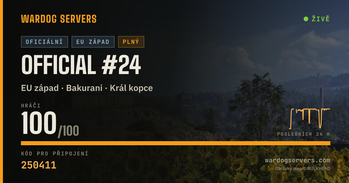 Živý stavový banner serveru Official #24