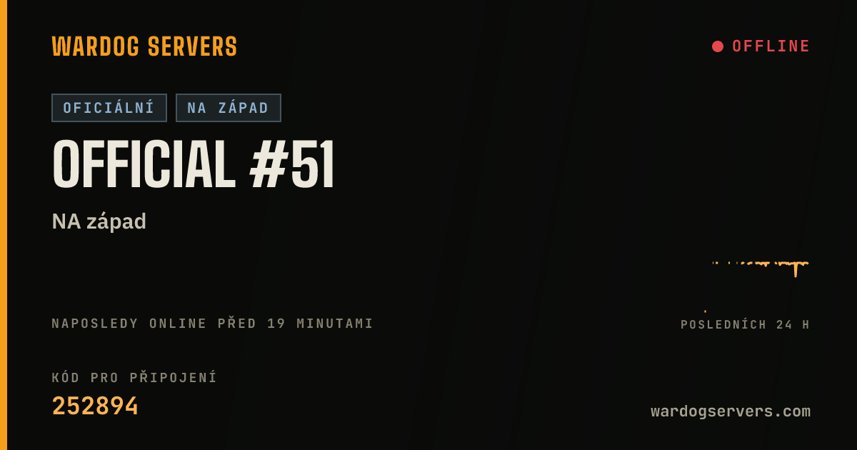 Živý stavový banner serveru Official #51