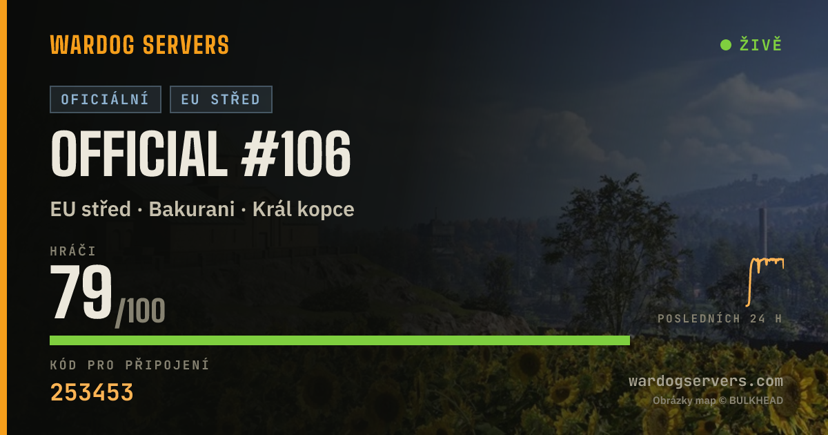 Živý stavový banner serveru Official #106