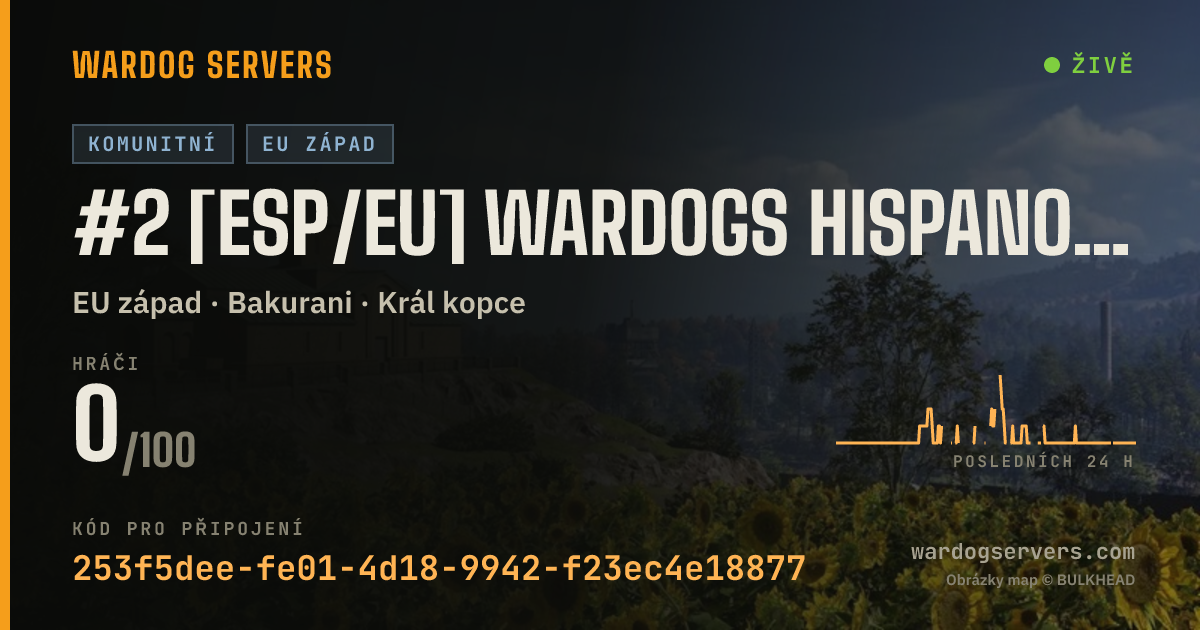 Živý stavový banner serveru #2 [ESP/EU] Wardogs Hispano Mix Normal/Infanteria -Admin 24H