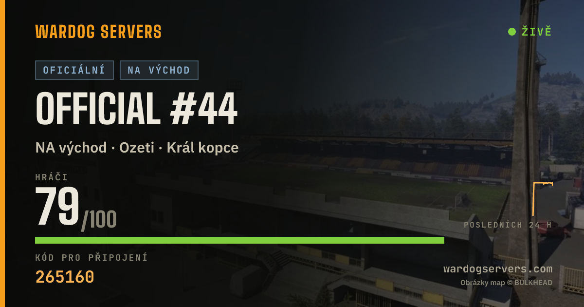 Živý stavový banner serveru Official #44