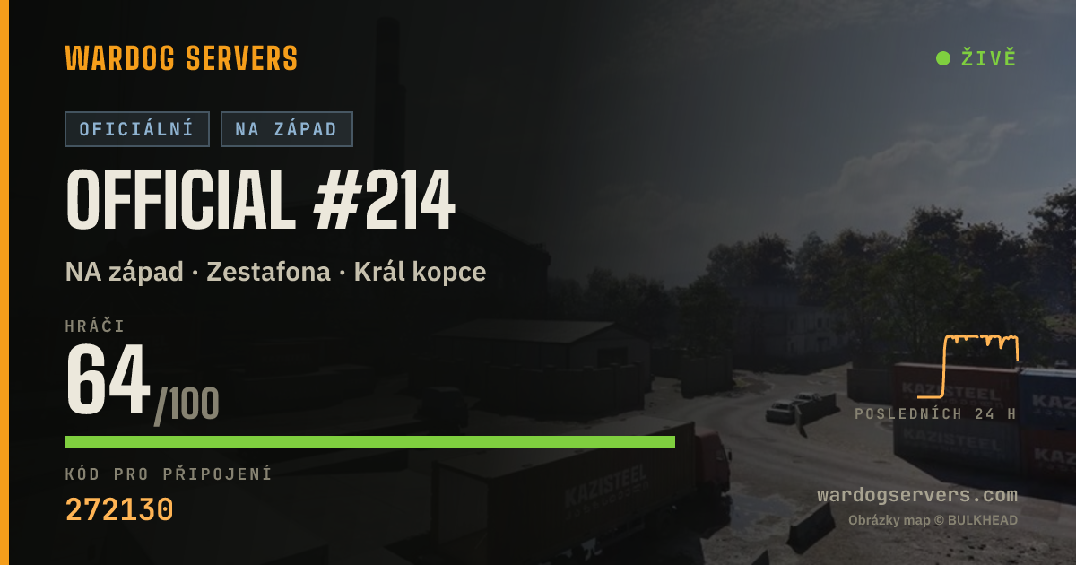 Živý stavový banner serveru Official #214