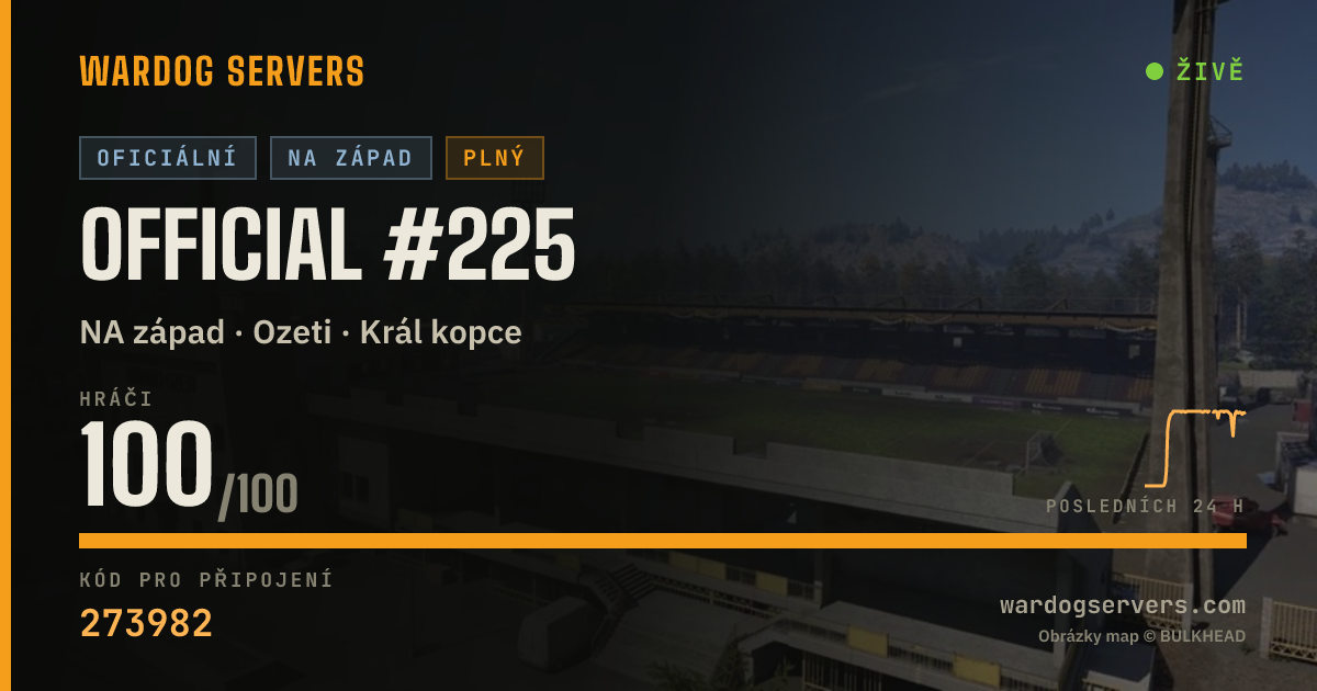 Živý stavový banner serveru Official #225