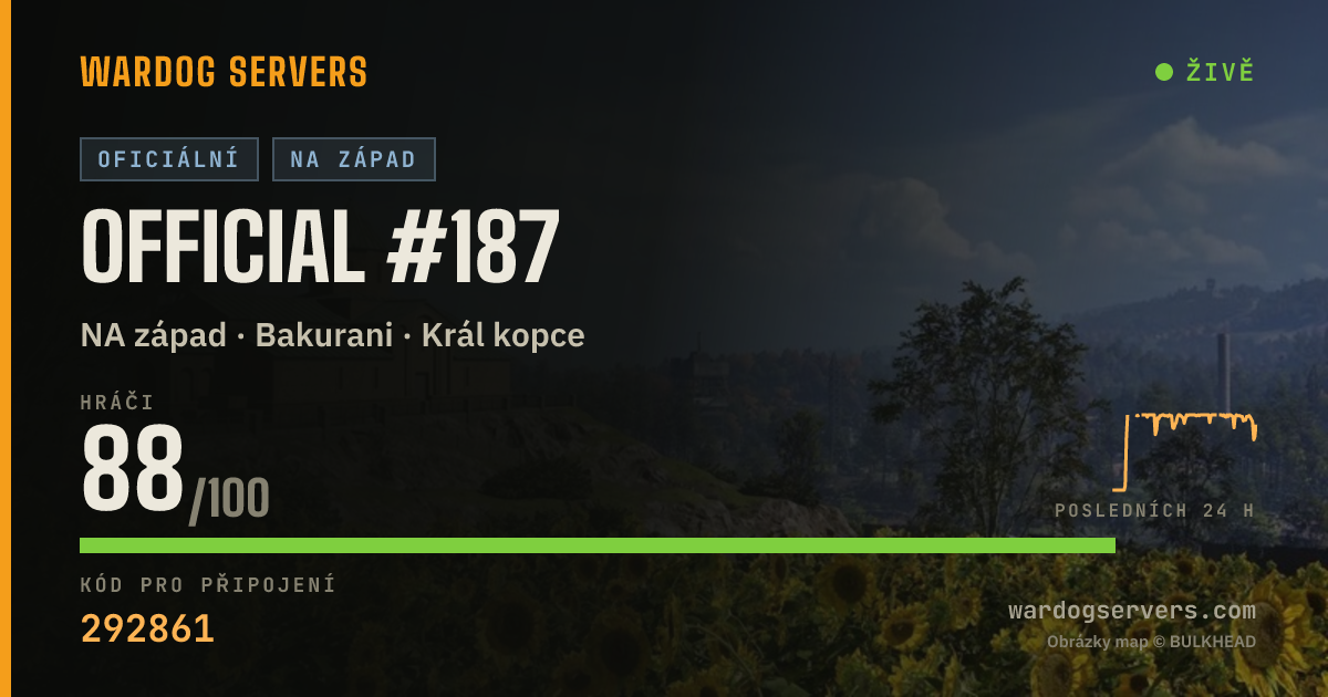 Živý stavový banner serveru Official #187