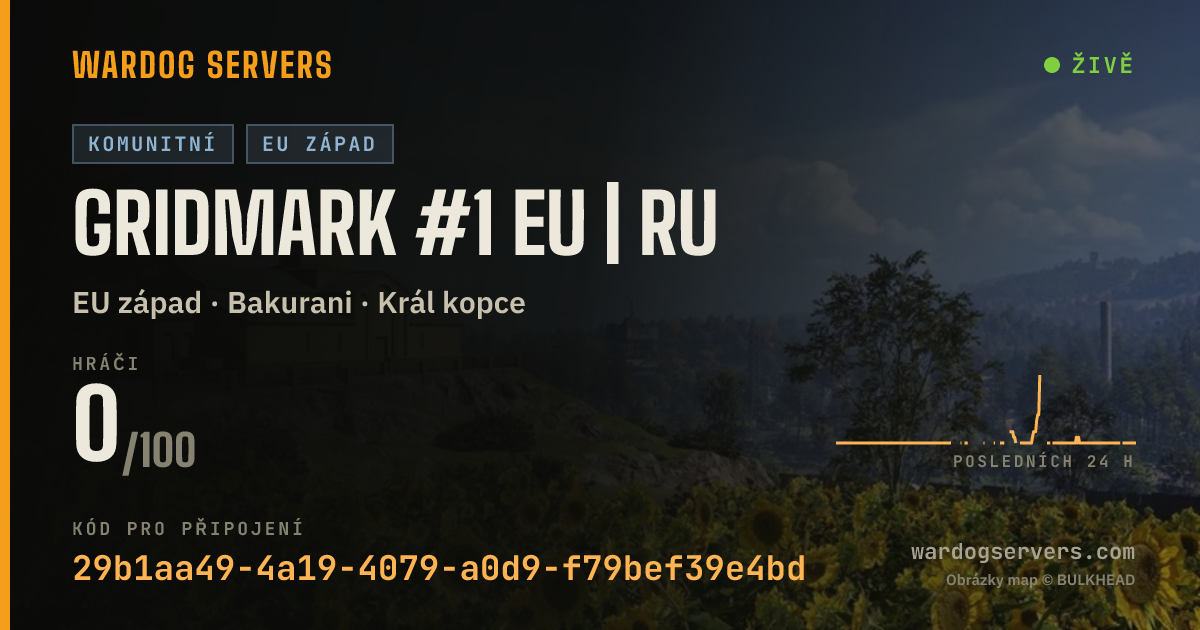 Živý stavový banner serveru GRIDMARK #1 EU | RU