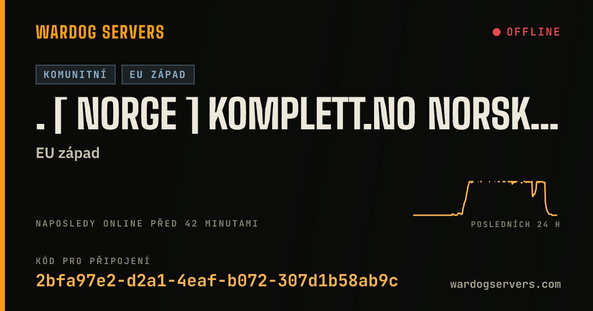 Živý stavový banner serveru . [ NORGE ] KOMPLETT.NO NORSK SERVER 3 | INFANTRY ONLY