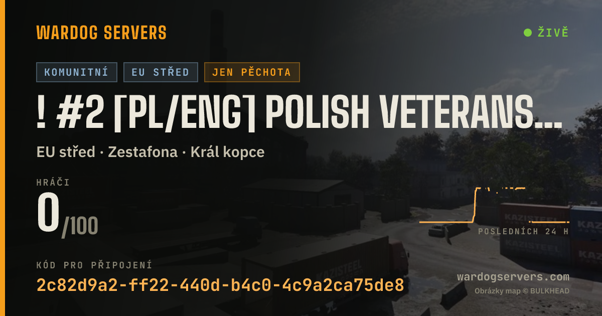 Živý stavový banner serveru ! #2 [PL/ENG] Polish Veterans | VIP for seeding
