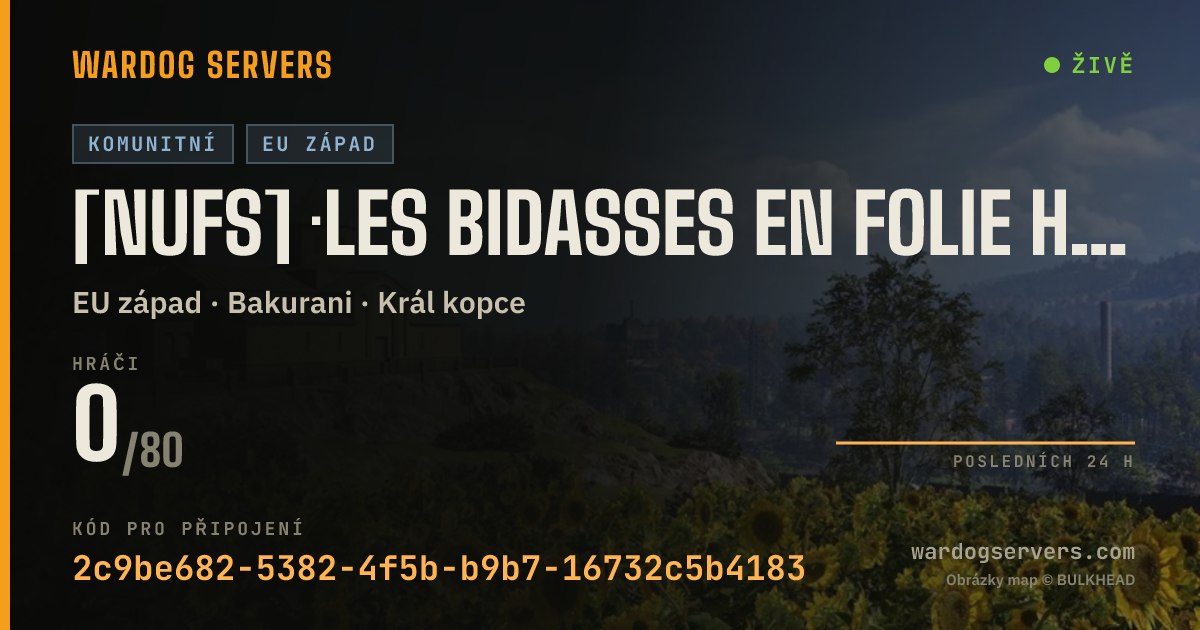 Živý stavový banner serveru [NFS] NUFS | Les Irreductibles | FR | Entraide & Fun